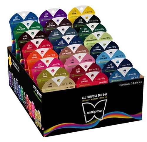 Mix Colors Fabric Dye Powder; Eco Friendly Biodegradable Clothing Dye