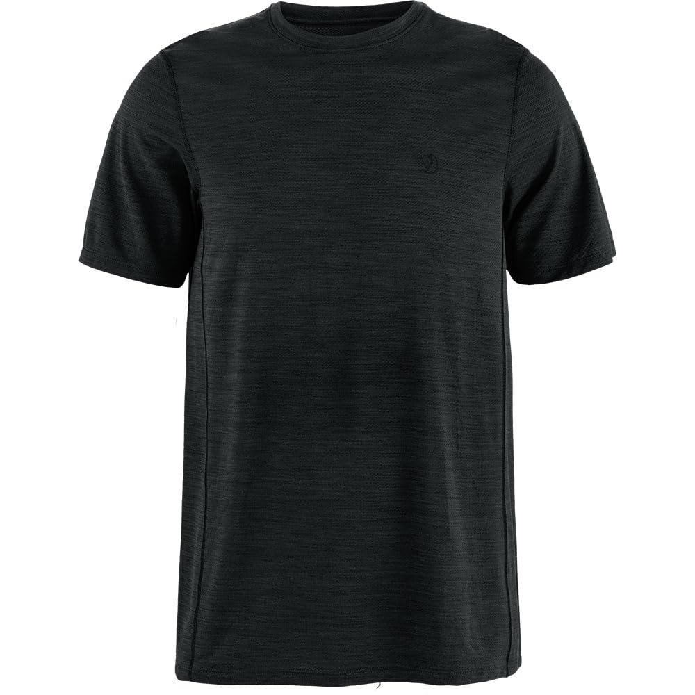 FJALLRAVEN 12600257-550 Abisko Lite SS M Sweatshirt Men's Black Size XS