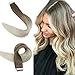 Produktbild Easyouth Tape in Real Human Hair 14zoll 40g/20 Stück Ash Brown mix with Blonde Tape on Klebeband Tape in Kleber Extensions