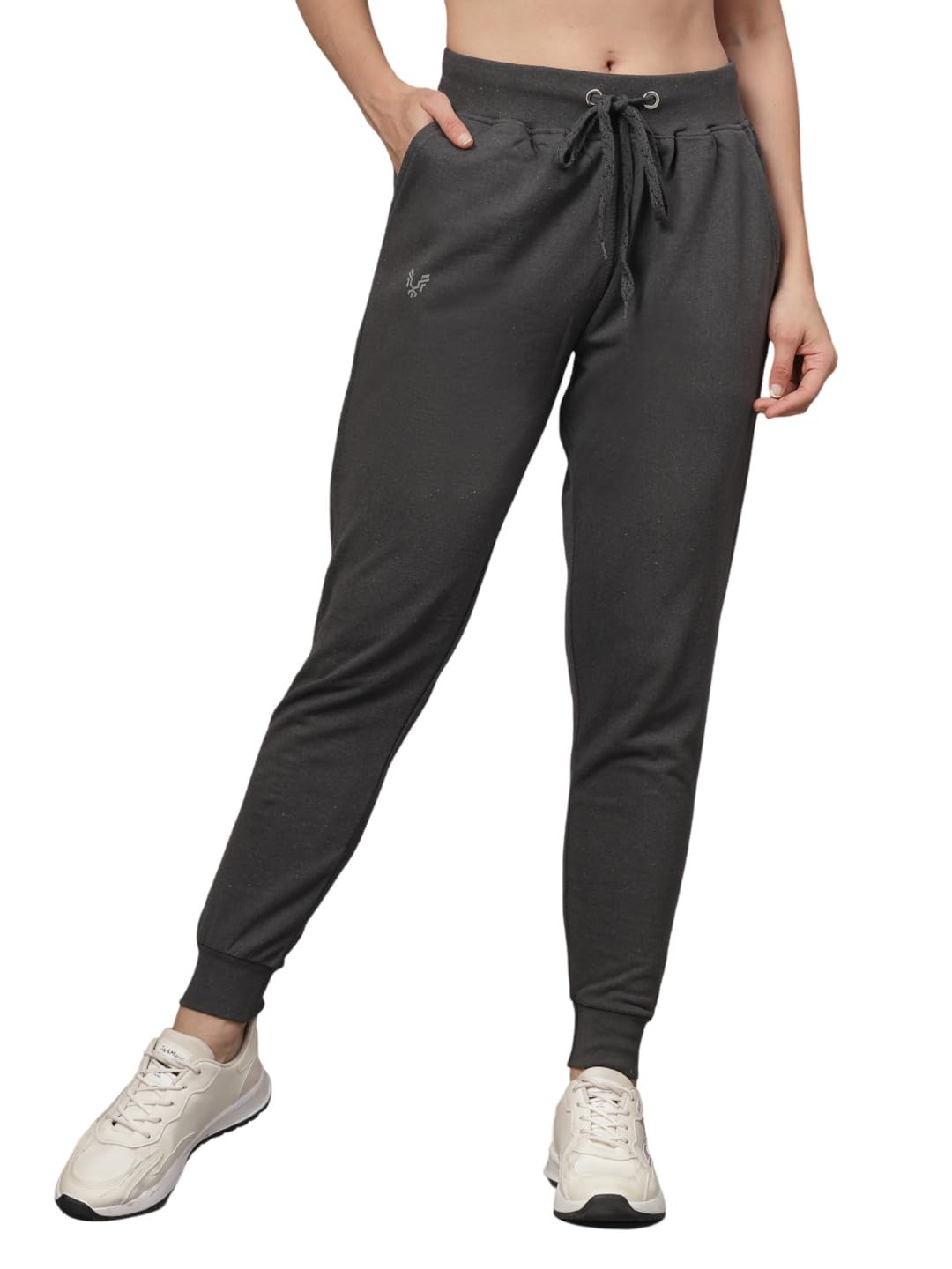 uzarus Stay Warm and Stylish: Women's Fleece-Lined Regular Fit Heavy Weight Winter Trackpants with 3 Pockets-picture-47