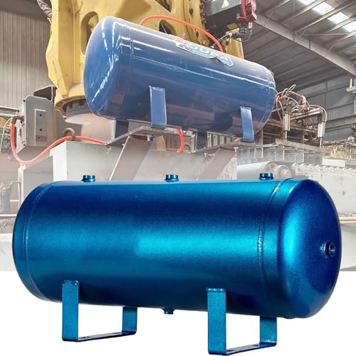 Tanque de almacenamiento portátil para compresor de aire con kit de montaje, depósito de gas duradero para un suministro de aire eficiente en hospitales y talleres