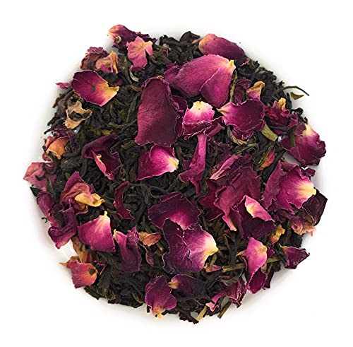Image of Siyacha Tea, Exotic Rose Green Tea, 100 Grams, Natural Dried Rose Petals for Healthy and Glowing Skin, Herbal Healthy Beverage, Makes 50 Cups (approx)