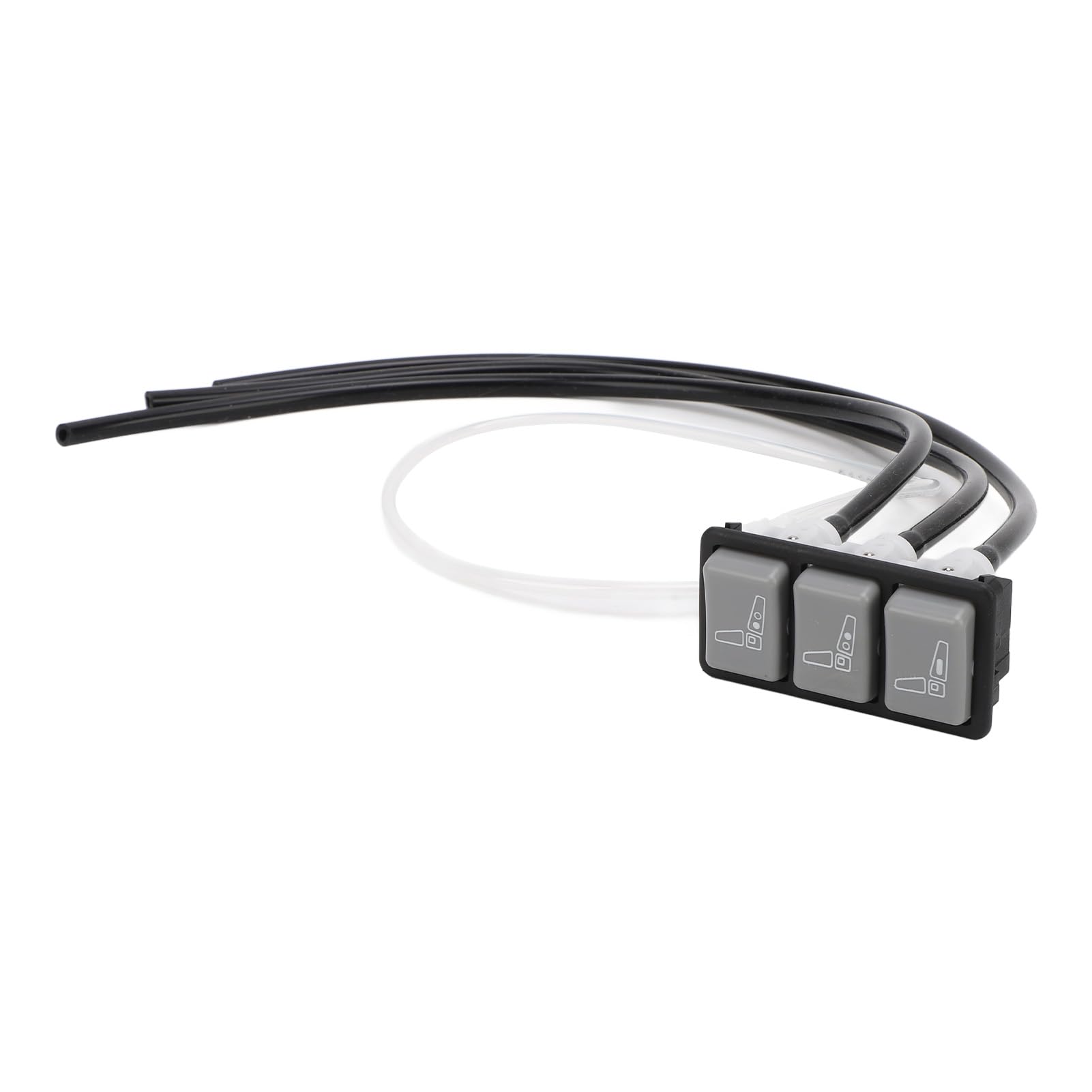 Válvula de Ajuste Lumbar del Asiento del Camión 29074‑02 Válvula de Soporte de Ajuste Lumbar del Asiento de 3 Botones con Reemplazo de Manguera de 350 Mm para Camión Man