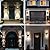 tewei Up and Down Outdoor Lights Exterior Wall Light Fixture, 3-Layer Black Modern Outdoor Lights for House, IP65 Waterproof Aluminum Exterior Wall Sconce for Porch Garage, Warm White 3000K, 2 Pack