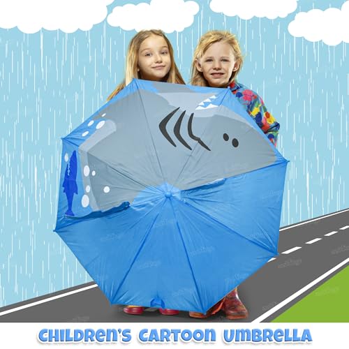 Image of Zest 4 Toyz Umbrella for Kids Waterproof Lightweight Stylish 3D Cartoon Umbrella For Rain Easy To Carry Kids Umbrella for Girls Boys and Baby - Blue