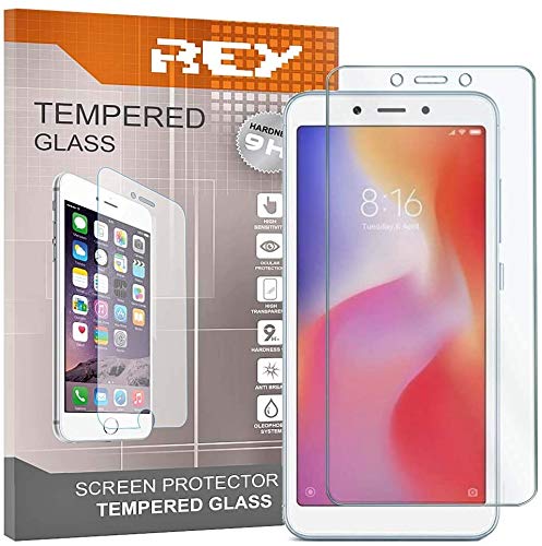 3X Protector de Pantalla para XIAOMI REDMI 6 / XIAOMI REDMI 6A, Cristal Vidrio Templado Premium