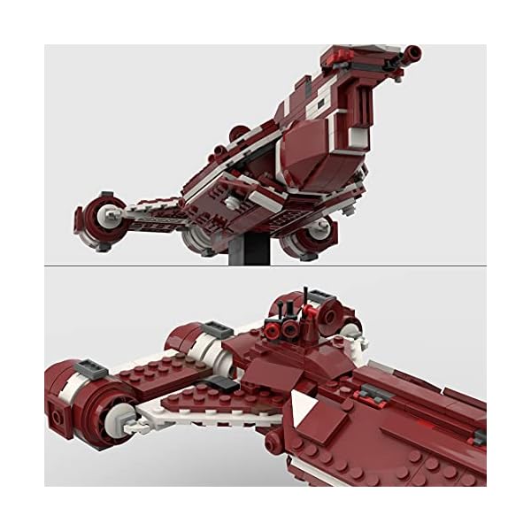 Bulokeliner Technik Raumschiff Modell, MOC 53149, 439 Teile Groß Technik Sternenzerstörer Kreuzer Bauset, UCS Super Star… – Bild 6
