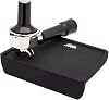 Solis Tamping Mat - Tamper Mat - Tamper Mat for Portafilter - Espresso Machines - Silicone Mat - Black - 20 x 4 x 15 cm