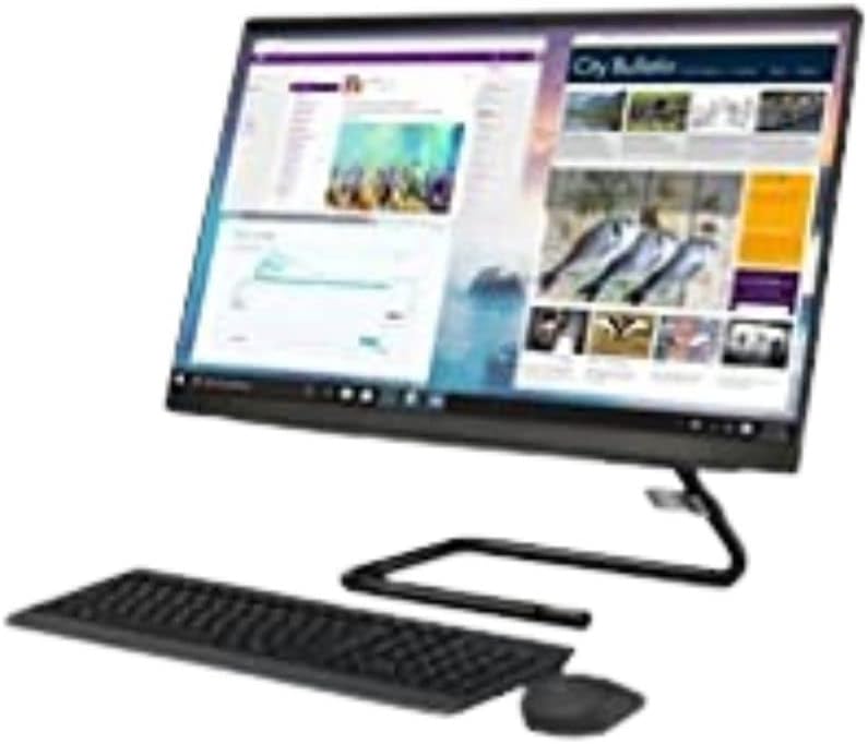 LENOVO F0ER0000US ideacentre A340-24ICK 23.8" FHD Touchscreen i3-9100T 3.1GHz 8GB RAM 256GB SSD Win 10 Home Black