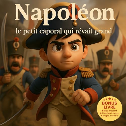 Napoléon, le petit caporal qui rêvait grand: Biographie illustrée de Napoléon pour enfants. Histoire de France, ambition, courage et grandes batailles dès 6 ans