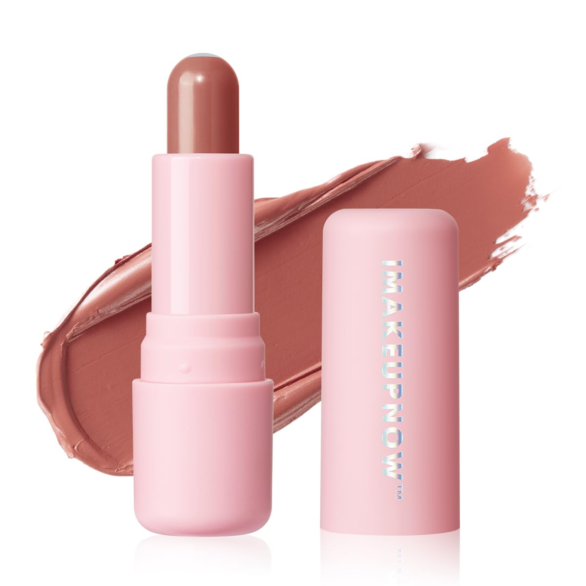 imakeupnow Moisturizing Tint Lip Balm, Hydrating & Nourishing Lip Balm for Women, Conditioning Lip Care Makeup, DUSTY ROSE