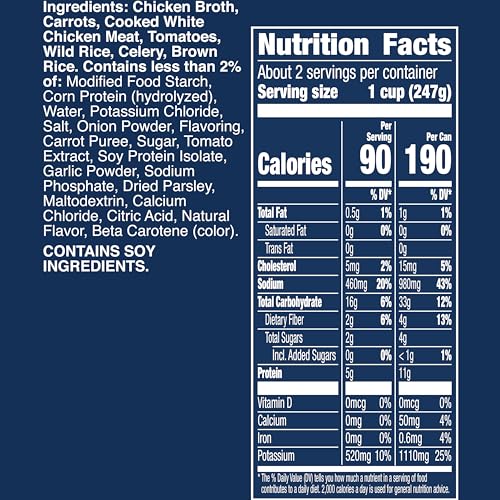 Image of Progresso Reduced Sodium, Savory Chicken & Wild Rice Soup, 19 oz. (Pack of 12)