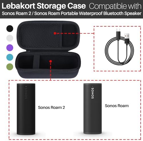 Lebakort Hard Case for Sonos Roam Speaker - Thumbnail 5