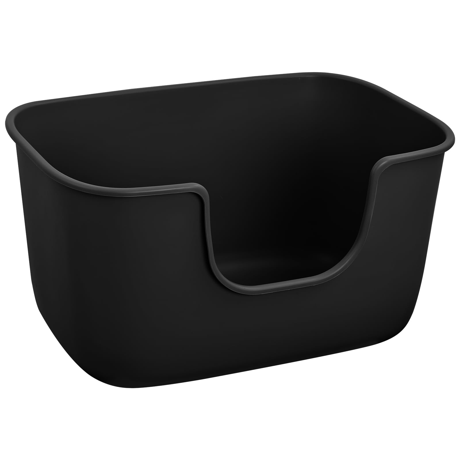 SpaceTime Extra Large Litter Box with High Sides,XL Low Entry Multi Cat Litter Pan for Kittens,Jumbo Litter Boxes for Big Cats,Anti-Splashing Cat