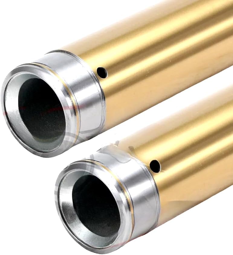 49mm Front Fork Inner Tubes Pipes Compatible For HARLEY Fat BoD FXDF 103 2012 2013 2014 2015 2016 2017 Dyna Switchback FLD 2012-2016 Street Bob (SLIVER)