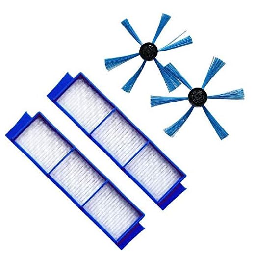 F-MINGNIAN-TOOL, borstkit för Philips FC8007 FC8792 FC8794 FC8796 Dammsugare Reservdelar HEPA Filter (Storlek: 4 st sats)