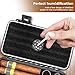 Flauno Travel Cigar Humidor Case - Portable Cigar Box kit with Humidifier Disc, Cigar Cutter, Cigar Punch, Cigar Holder & Dropper, Waterproof, Crushproof, Airtight (Holds up to 5 Cigars)