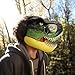 LEXiBOOK, Dinosaur mask, Movable jaw, Realistic toy with roars and light effects, Easy to put on, RPDINO01