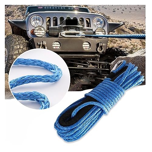 Cuerda de remolque para sacar todoterreno del lodo con cable sintético resistente de 15m 2
