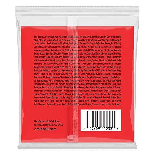 Ernie Ball 12-String Light Nickel Wound Electric Guitar Strings, 9-46 Gauge (P02233) #TOP1