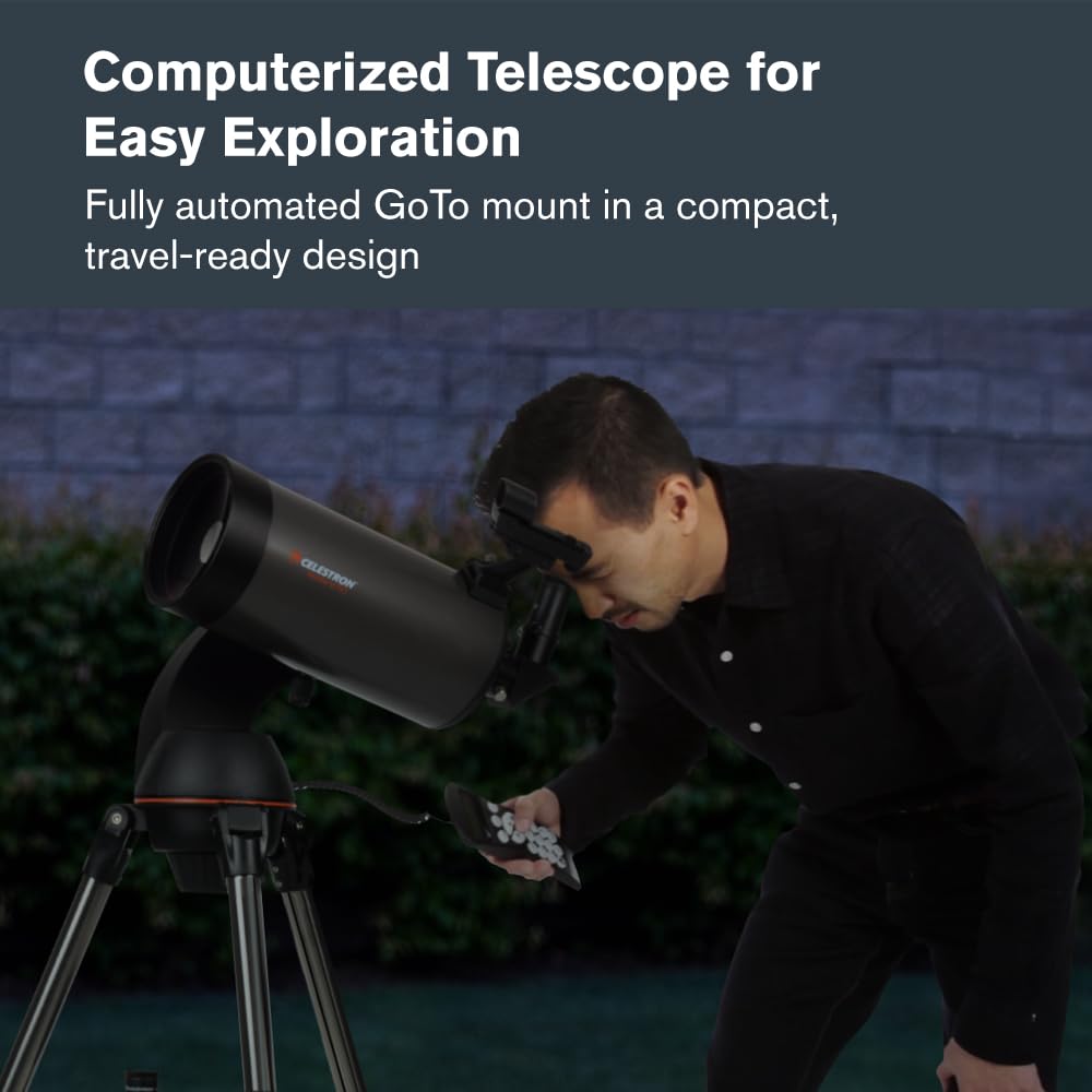 Celestron 22097 NexStar 127SLT-Mak Portable Computerised Maksutov-Cassegrain Telescope, Grey