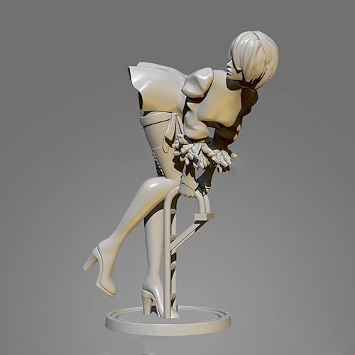 Splindg 124 2.953in Sexy Soldado Resina Soldado Modelo kit sin pintar autoensamblaje44591L