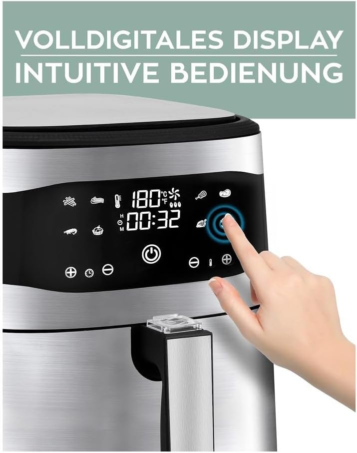 قلاية هوائية من الفولاذ المقاوم للصدأ سعة 6.5 لتر من دوتس ستان... - view 3