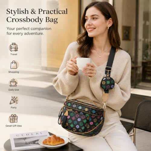Image of Makes Checkered Crossbody Bag Bum Bag for Women with Pouch