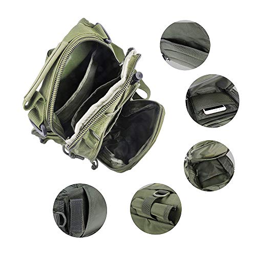 HAOMUK Tactical Sling Bag Pack Military Rover Hombro Sling Mochila EDC