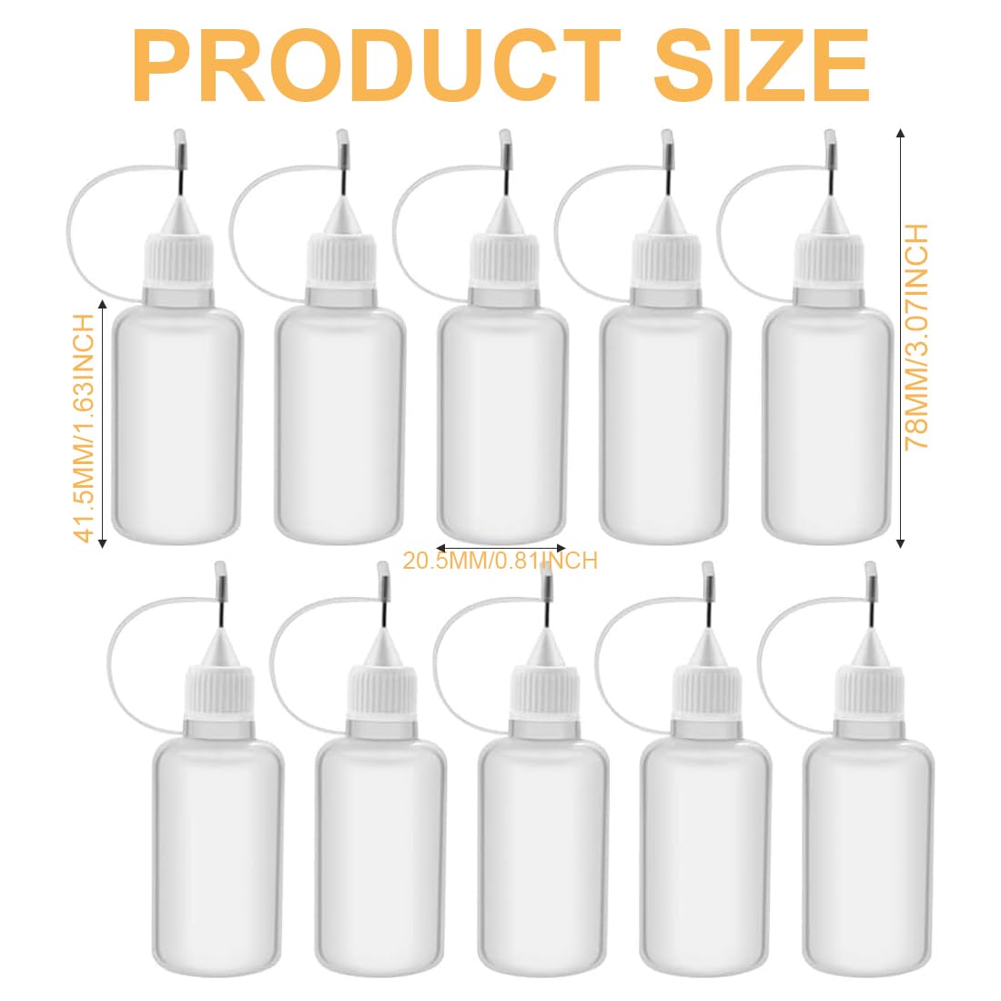 4 Bottigline Squisabili Da 50ml Con Beccuccio - Per Colla, Condimenti E Lavoretti Fai Da Te - Foto 5