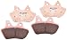 EBC Brakes EBPCK2041 Front Double-H Sintered Brake Pad Change Kit