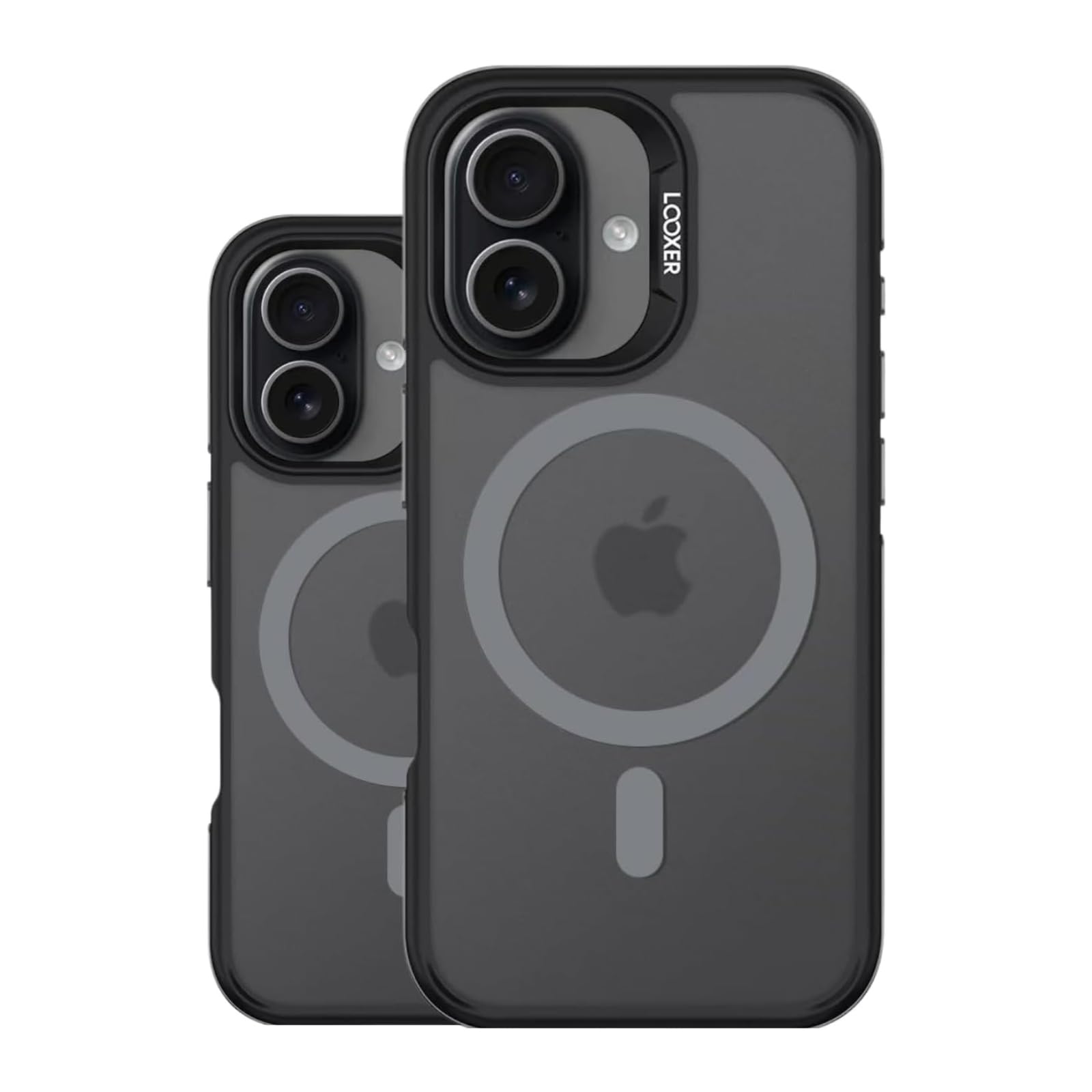 Condition photo showing Good Condition for looxer® armor rugged magnetic case for iphone 16 (6.1”) | military-grade drop protection, shockproof bumper with side grip | magsafe compatible + tempered glass screen protector includedgrey,16