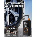 Tire Inflator Portable Air Compressor, 150PSI Fast Inflation - Image 3