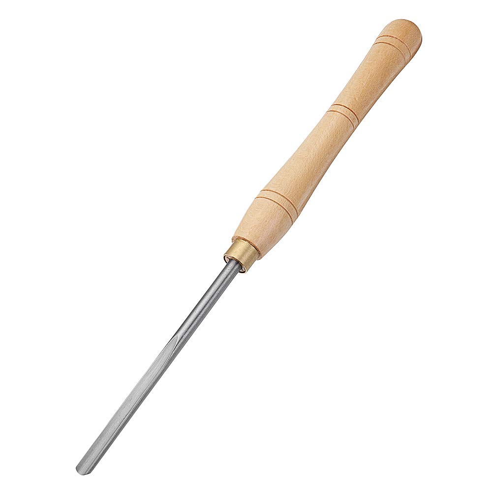 Scalpello per Tornio, Scalpello per Tornio in Acciaio ad Alta Velocità Utensile per Tornitura Del Legno con Manico in Legno Strumento per la Lavorazione Del Legno/a/D