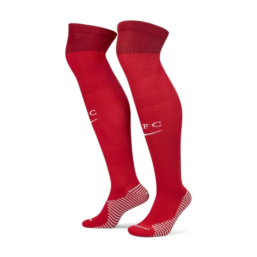 NIKE Liverpool Football Club DJ8361 Season 2022/23 Official Home Unisex Socks, TOUGH RED/TEAM RED/WHITE, L (8 - 11) - Image 3