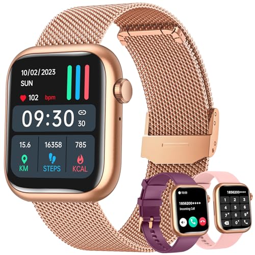 Smartwatch Reloj Inteligente Mujer con Llamada - 1.83' Bluetooth Watch Smart...