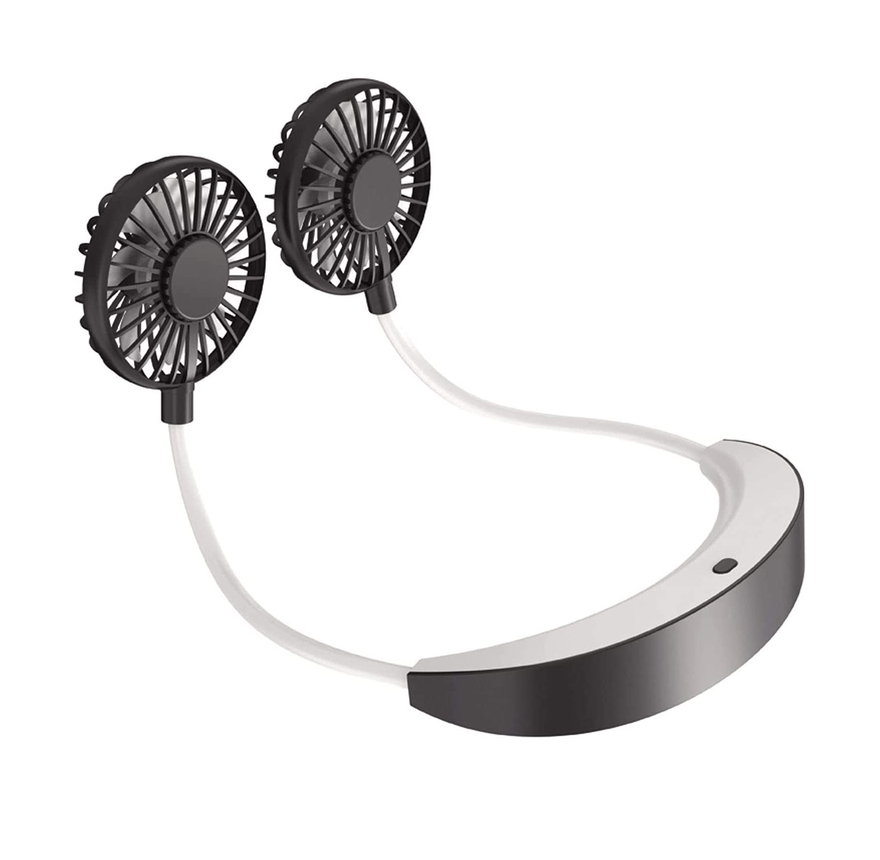 Ventilatore Portatile Ventilatore a Collo Libero, Mini Ventilatore Personale USB Ventilatore Sportivo indossabile, 3 velocità, USB Ricaricabile, Molto Adatto per Bambini, Ufficio a casa Viaggi