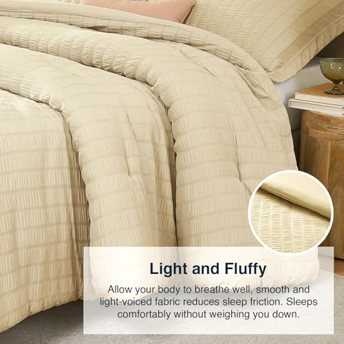 60% Off Quataly Queen Seersucker Comforter Set - Use Code EXRD5NIU - Image 5