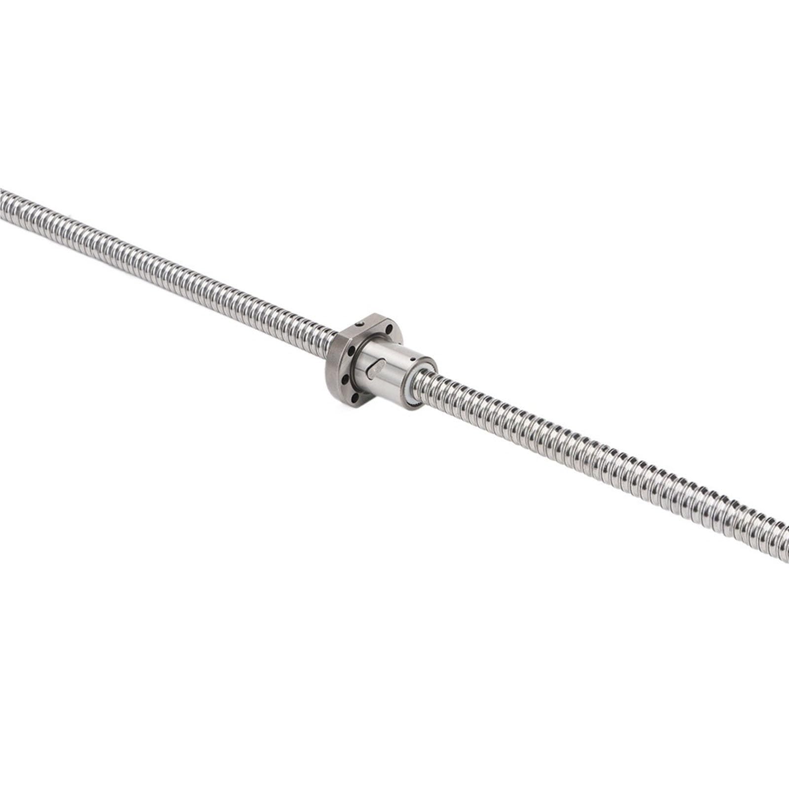 Bezkońcowo obrobiona śruba kulowa SFU2505, gwint lewy, śruba kulowa C7 z pojedynczą nakrętką kulową, średnica 25 mm, nachylenie skoku 5 mm (100 mm)