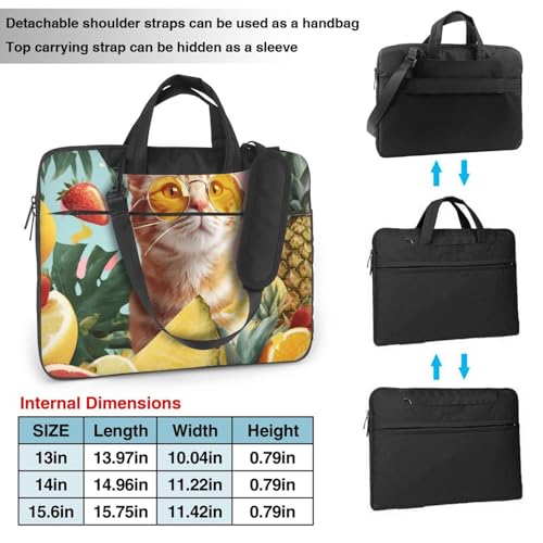 Bolso para portátil 13 pulg impermeable con correa miniatura 4