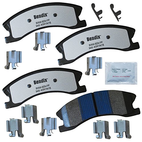 Image of Bendix Fleet Metlok MKD945FM Semi-Metallic Front Brake Pads for Jeep Grand Cherokee 2004-1999