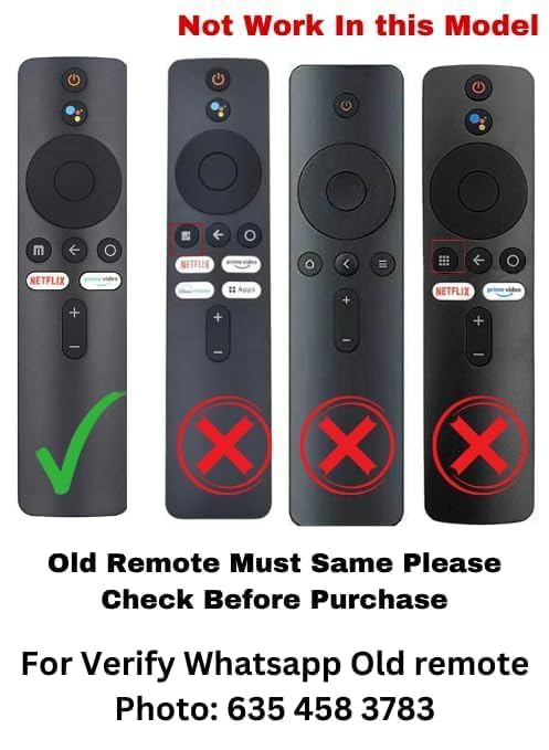 Image of BLACKSHEEP Remote Control Compatible with Mi Orignal Smart TV Remote with Bluetooth Voice Function Control (Pairing Must After Work)-Black