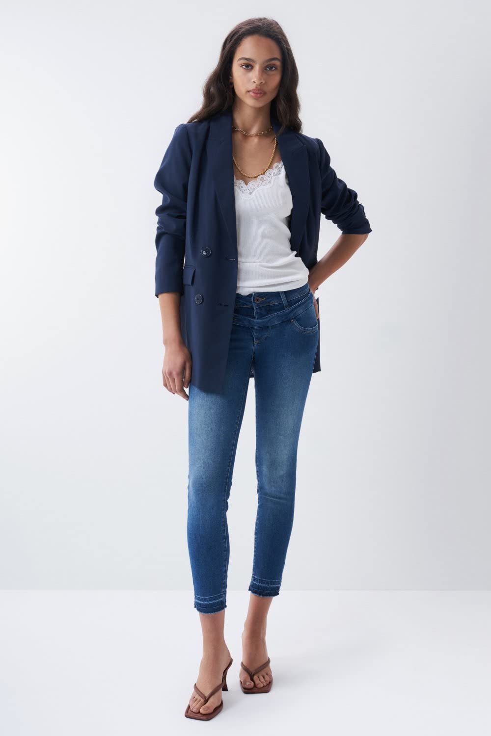Salsa Vaqueros Maternity Hope Cropped DE Color Medio