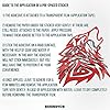 erreinge Native American Indian Sticker On Left Shaped Adhesive Pvc For decal Wall Mural Auto Moto Helmet Camper Laptop - 10 Cm #5