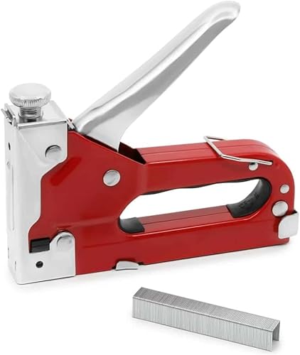 Miniatura 5 de Dritz Home 9050 - Pistola de grapas ligera, 516 pulgadas con 100 grapas, color azul