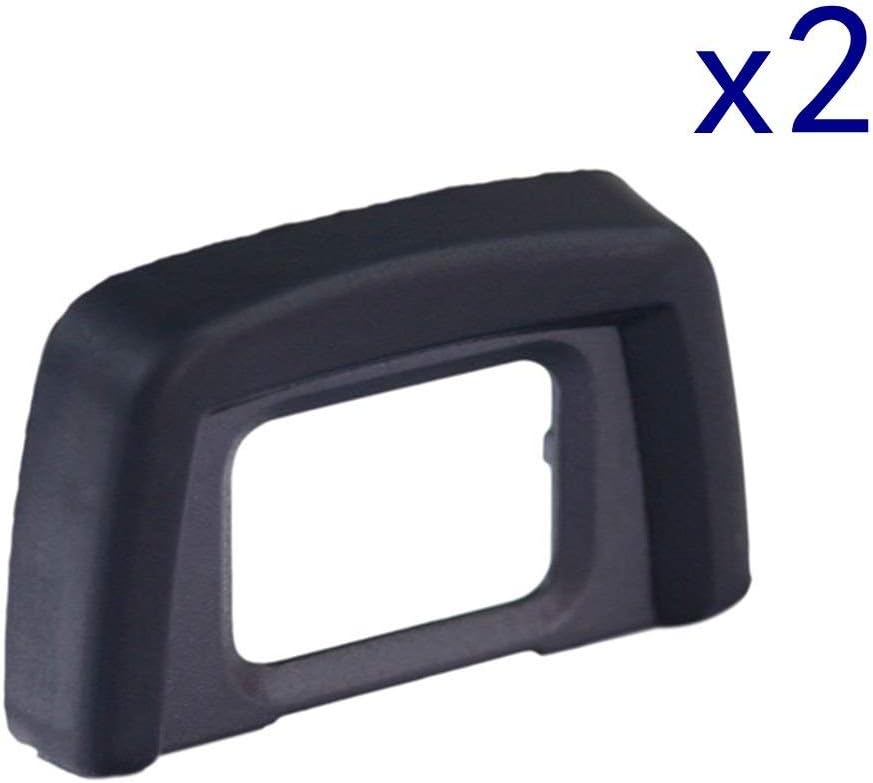 [2 Pack] DK-24 Viewfinder Eyepiece Eyecup Eye Cup Rubbe for Nikon D5000 D5100 D3000 D3100 Camera