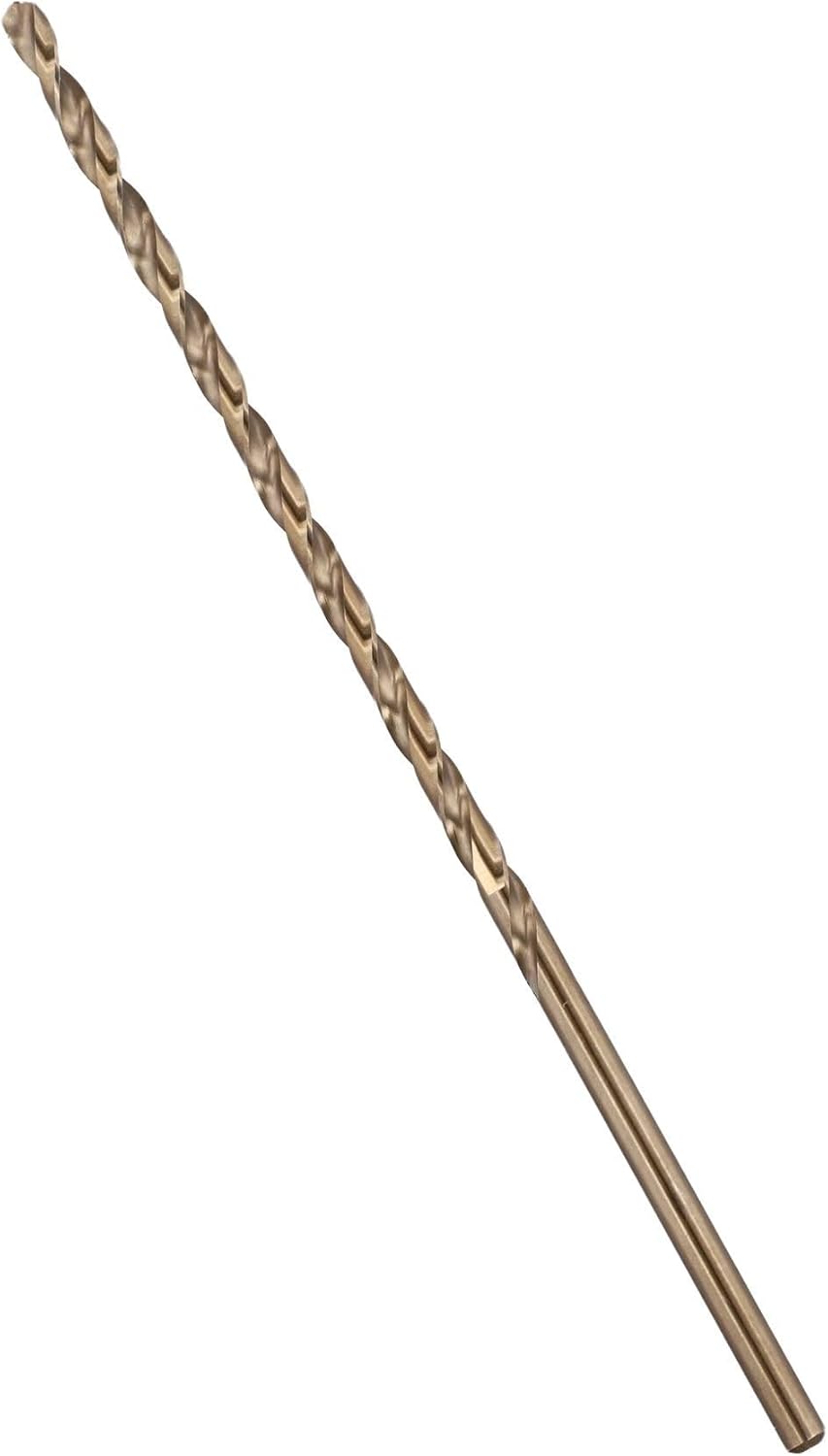 Extended Length Drill Bit Cobalt Steel Bit for Stainless Steel Drilling Hard Metal 135 Degree Split Point Long Shank Drill 200mm(5.5mm)