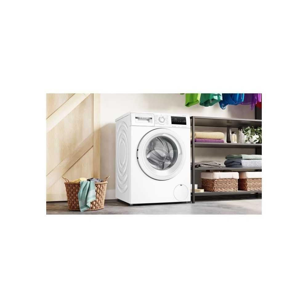 Bosch WAN24209FR, Serie 4, Lavadora ojo de buey, 9 kg, 1200 rpm, Blanco