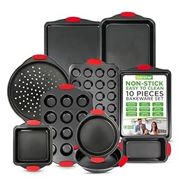 NutriChef 10-Piece Nonstick...