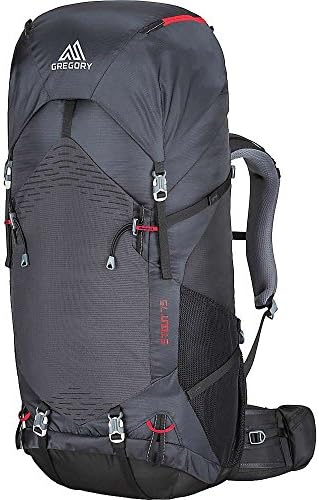 Gregory Mountain Products Stout 75 Liter Men's Backpack, Coal Grey, One Size